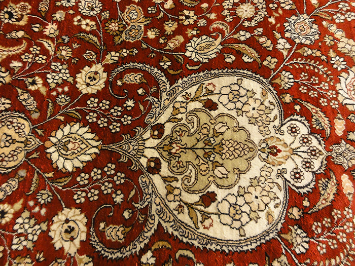 Finest Silk Tabriz Rug | Rugs and More | Santa Barbara Design Center