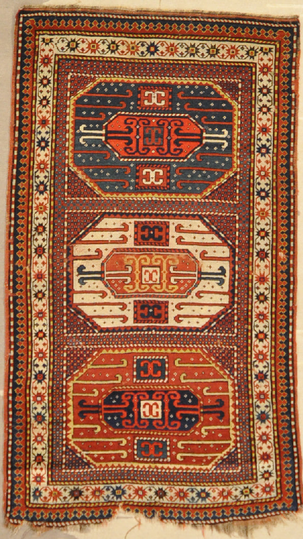 Caucasus Antique Kazak Karachof Rug santa barbara design center