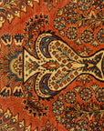 Antique Rare Persian Sarouk Prayer Rug. Genuine woven carpet art. Authentic and intricate design. Santa Barbara Design Center
