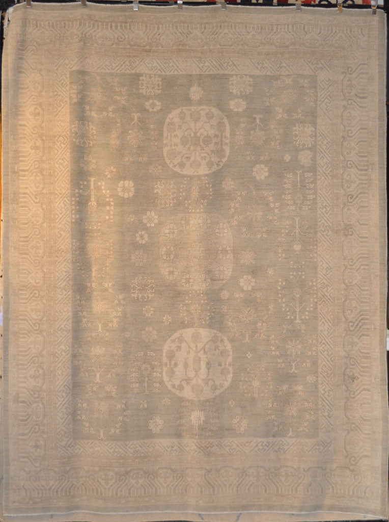 Antiqued Ziegler Khotan Rug