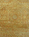 Antique Light Blue and Terra Mamluk Rug