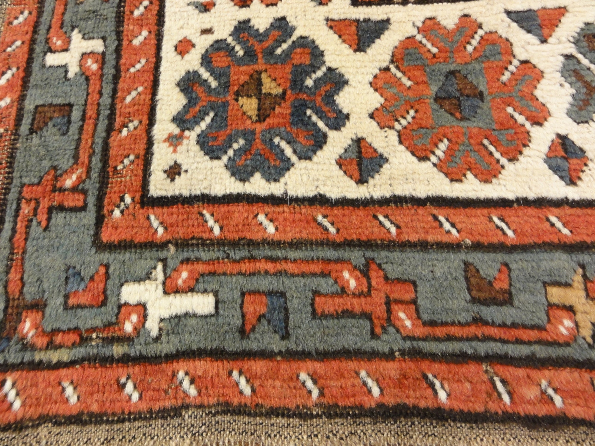30531 Antique Talish Caucasian Rug Circa 1880