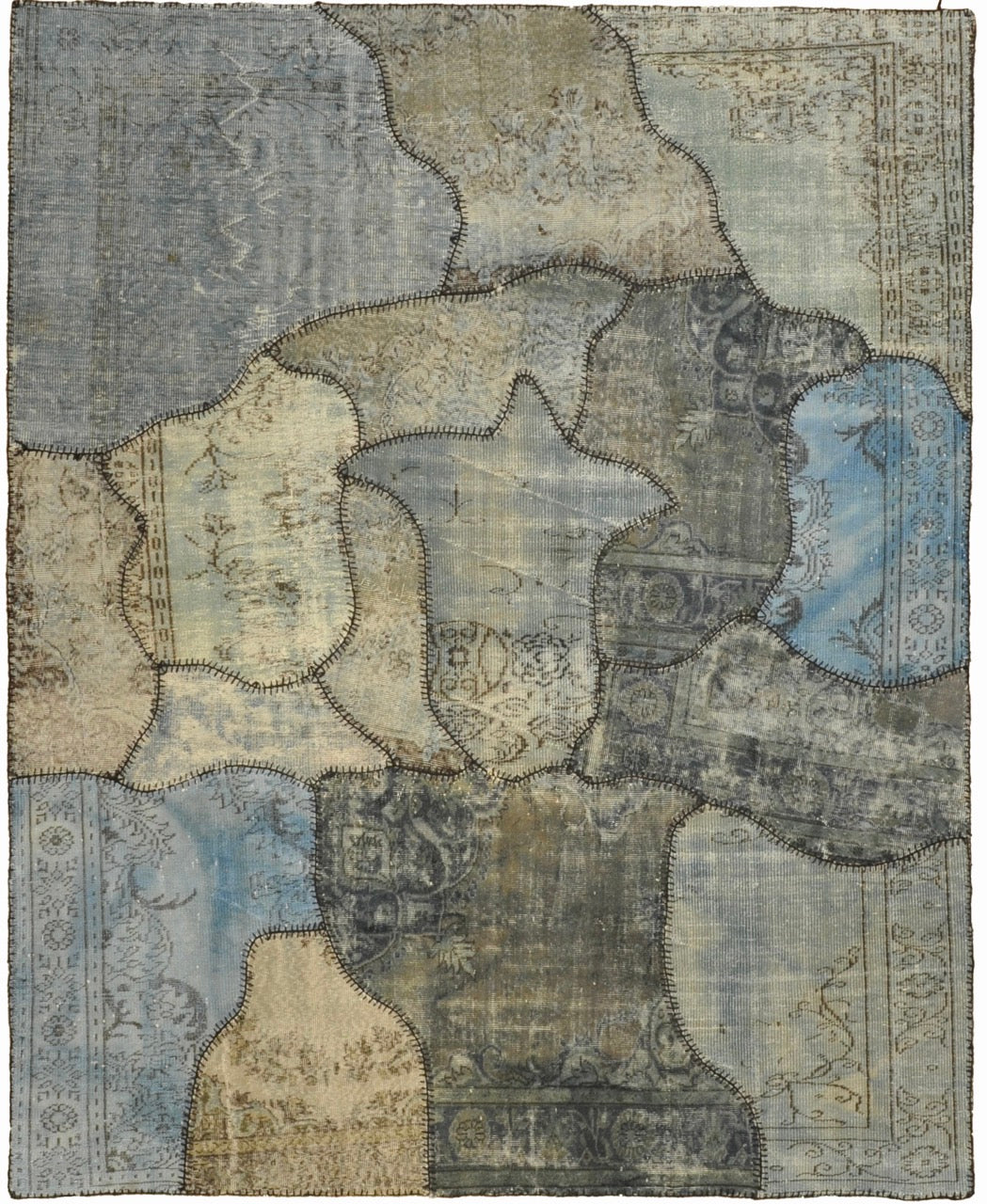 Patchwork Light Blue 27628