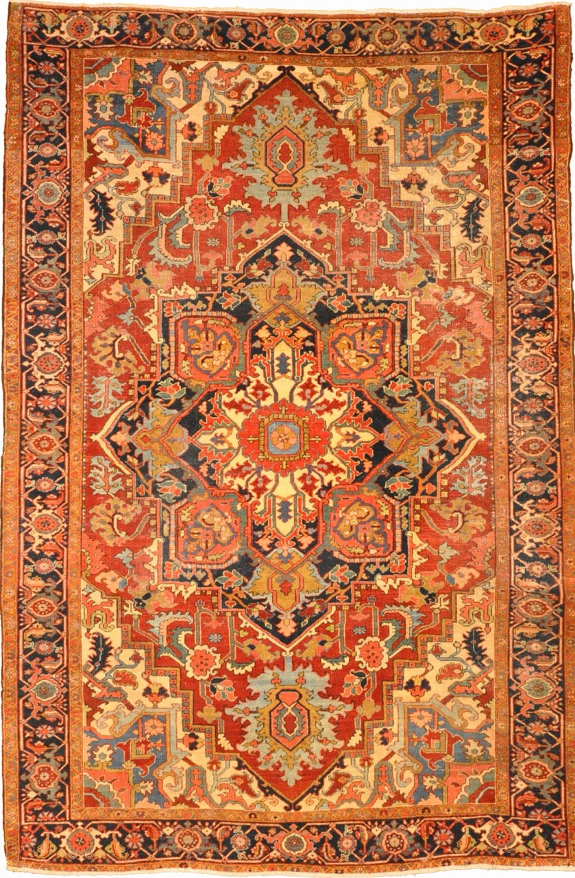 Antique Serapi 25077