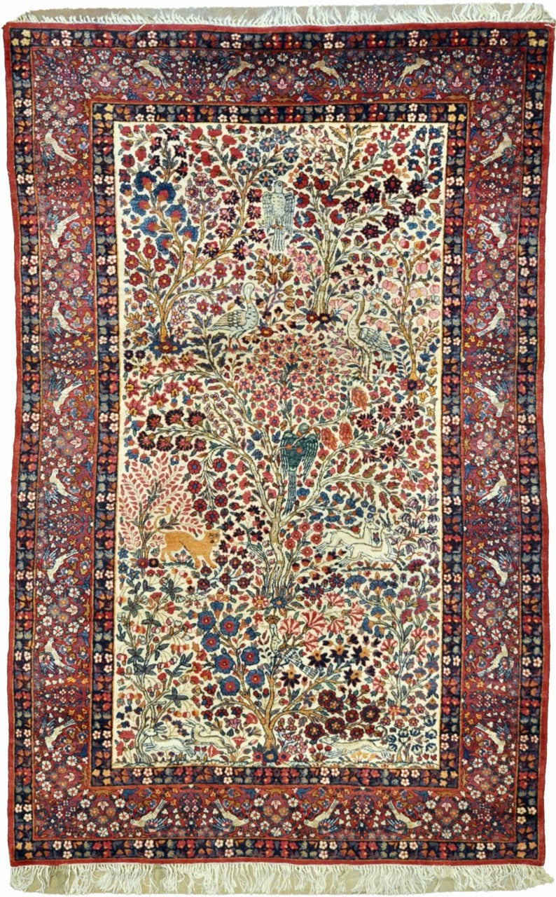Antique Kerman Ravar 31818
