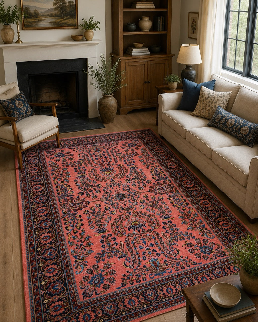 Antique Sarouk 35165