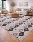 Modern Grey Charcoal Rug 33000