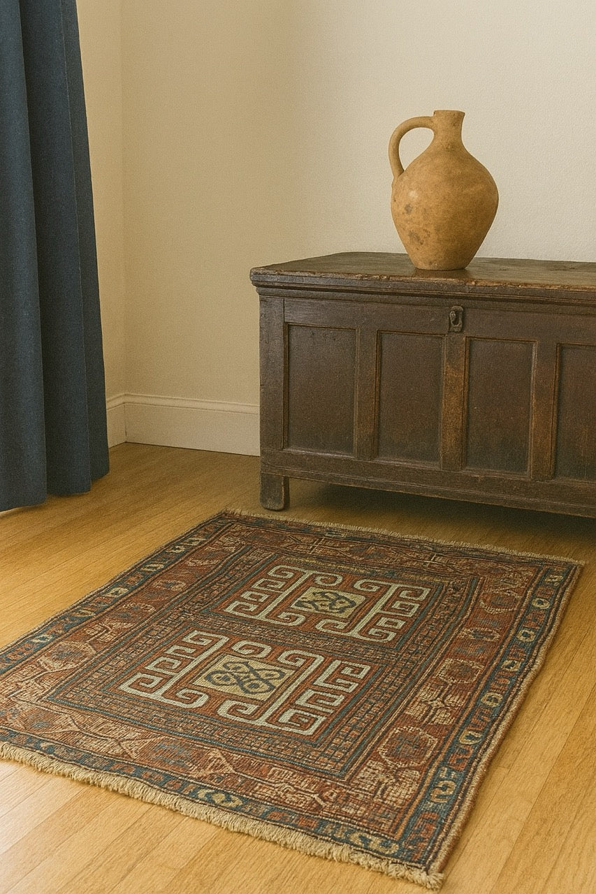 Antique Fachralo Rare Rug 31037