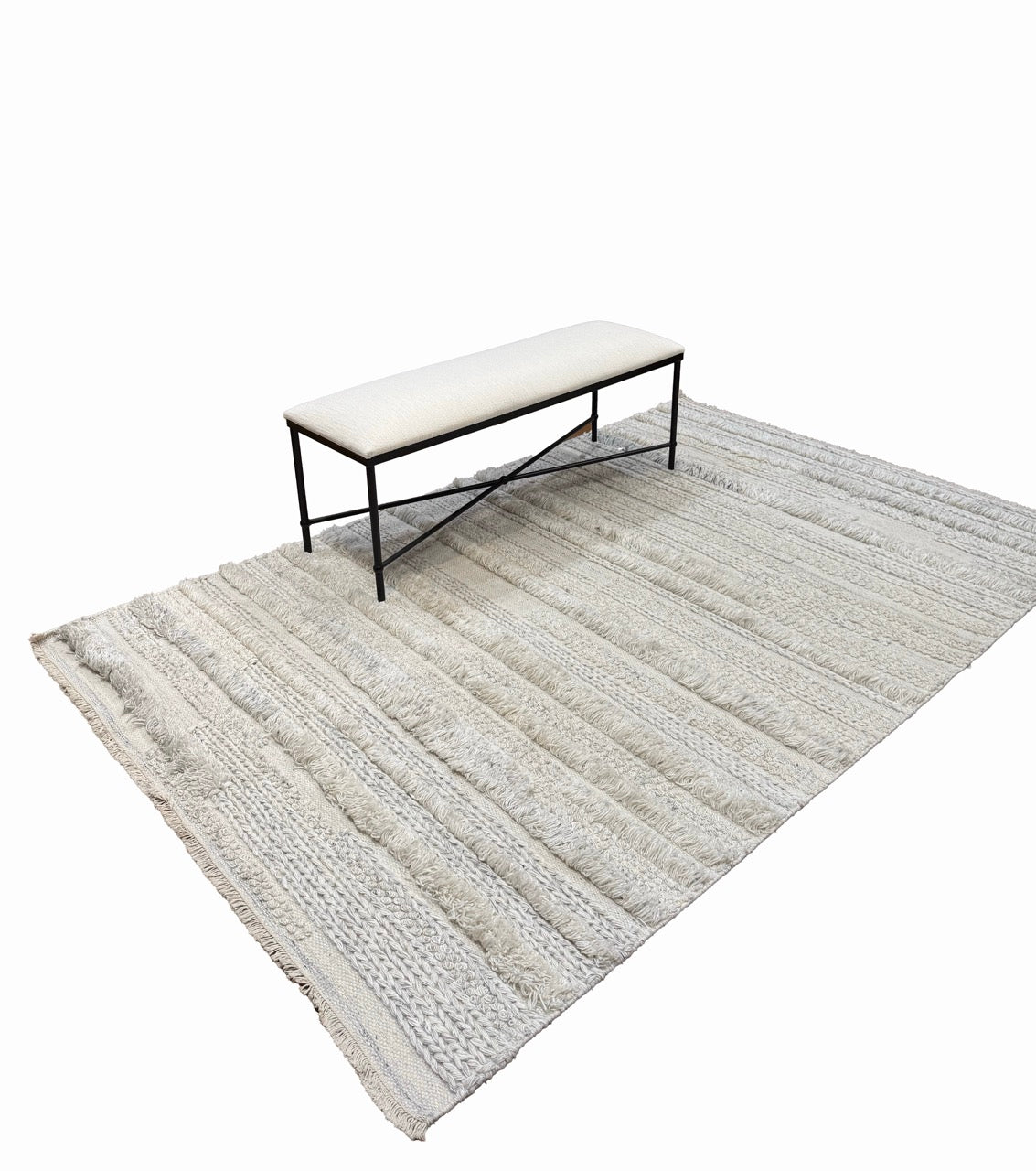 Modern Ivory Rug 34060