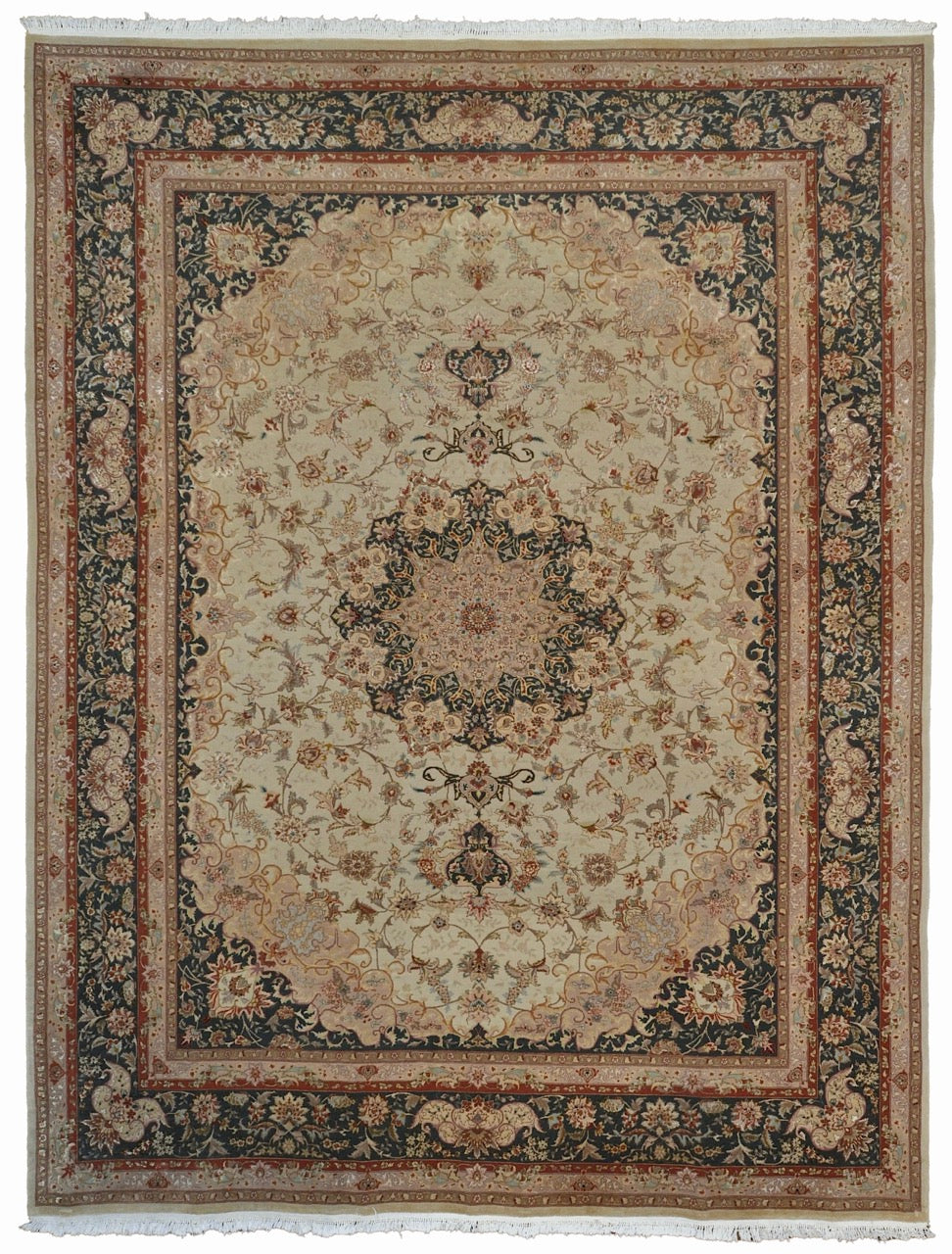 Finest Persian Wool &amp; Silk Rug 24745