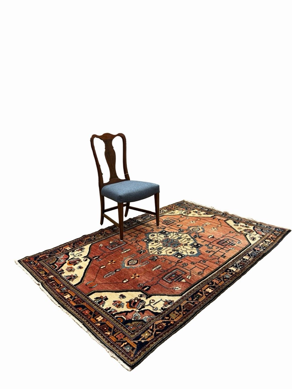 Fine Hamedan Rug 34499
