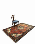 Fine Hamedan Rug 34499