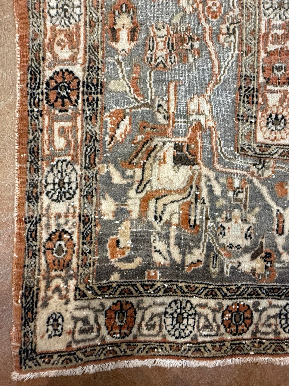 Vintage Kashan 24414