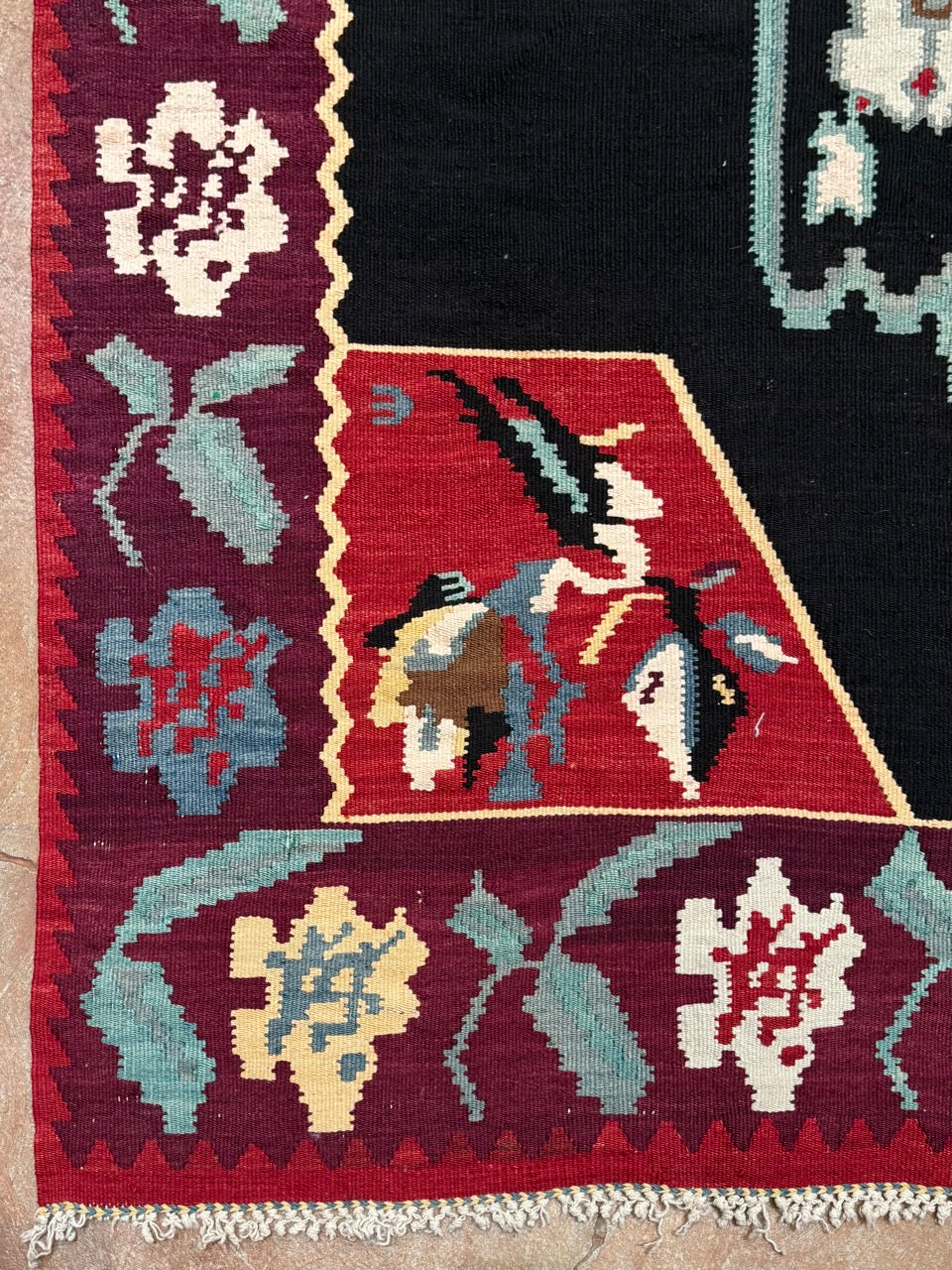 Antique Turkish Kelim 24395