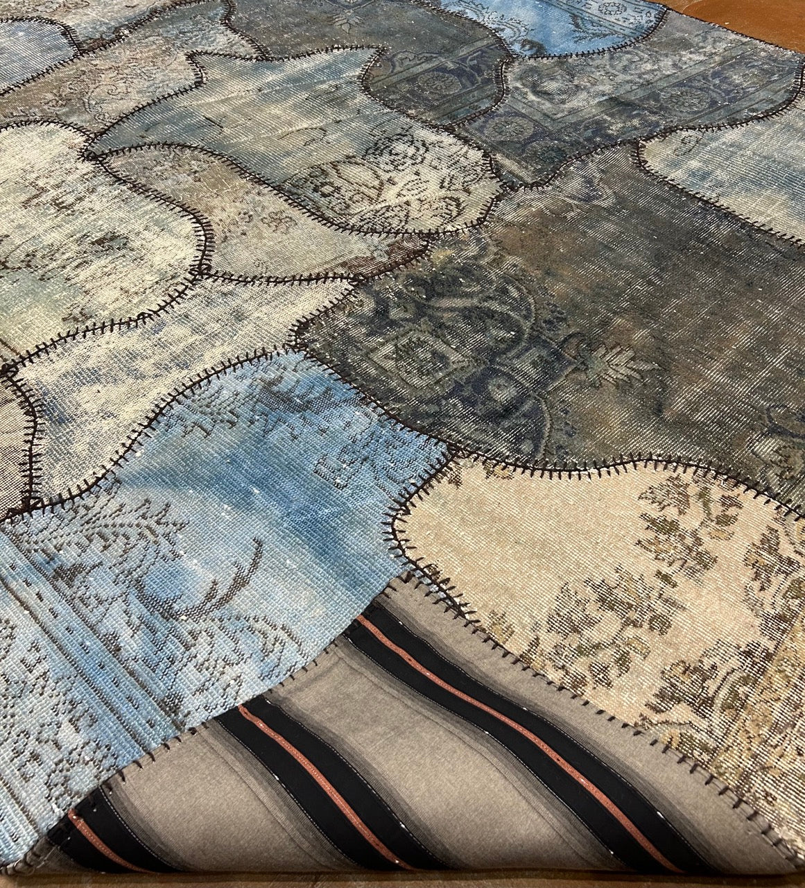 Patchwork Light Blue 27628