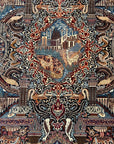 Vintage Persian Mythical Rug 25243