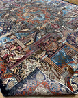 Vintage Persian Mythical Rug 25243