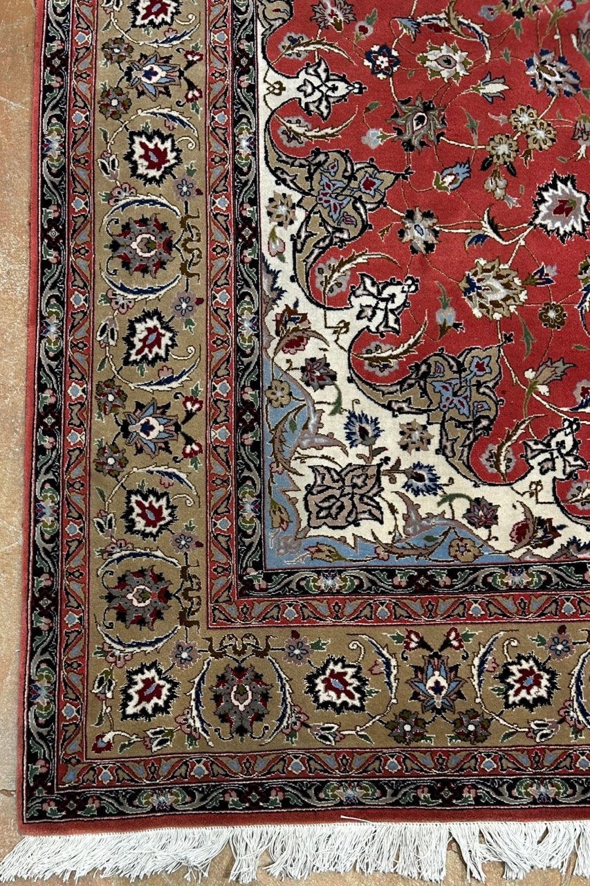 Fine Persian Tabriz Wool &amp; Silk 25255