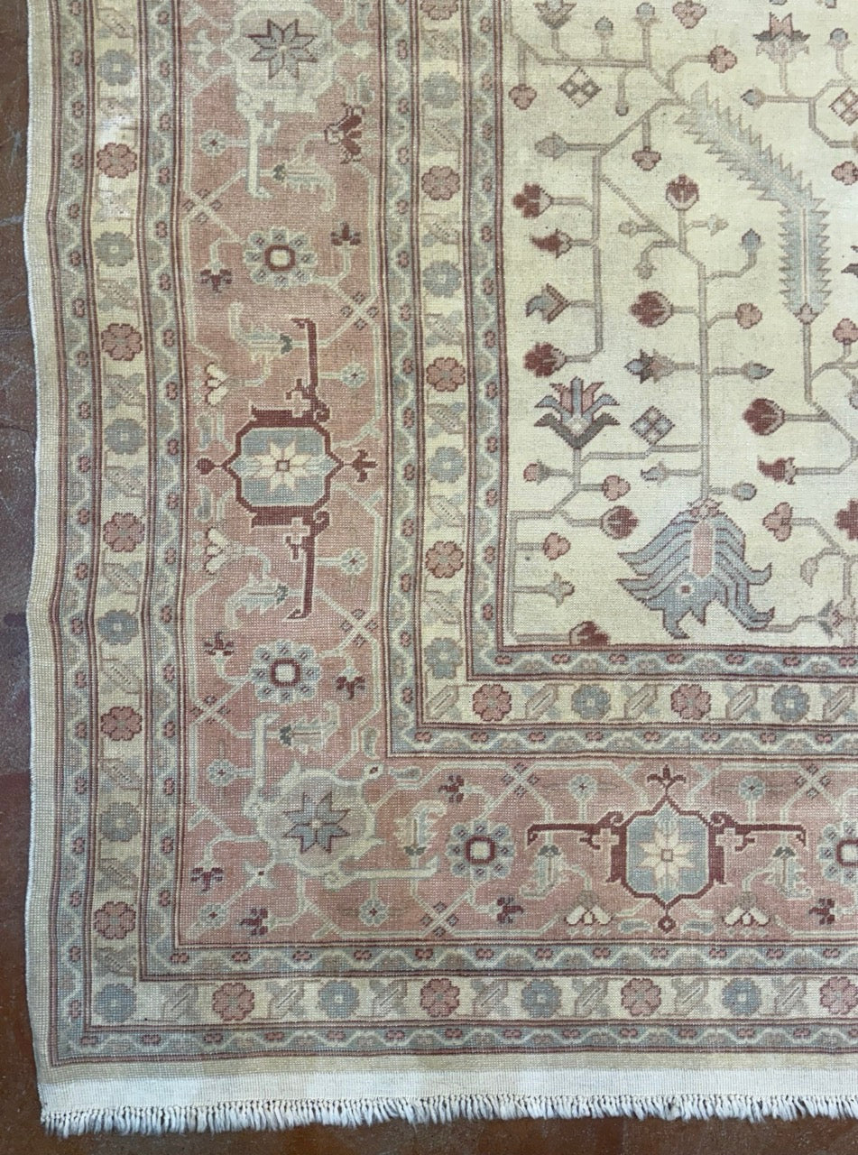 Vintage Turkish Oushak 24502