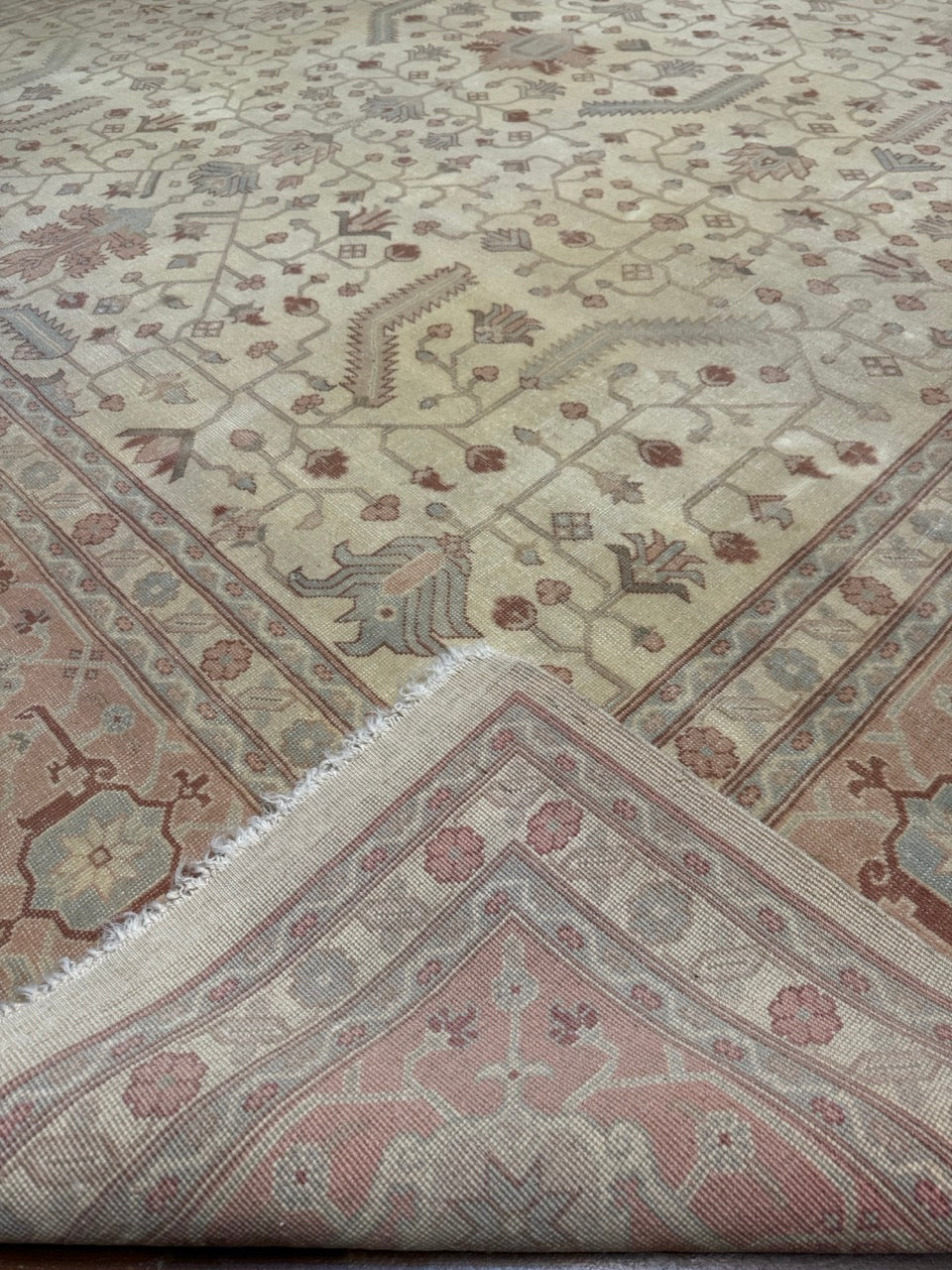Vintage Turkish Oushak 24502