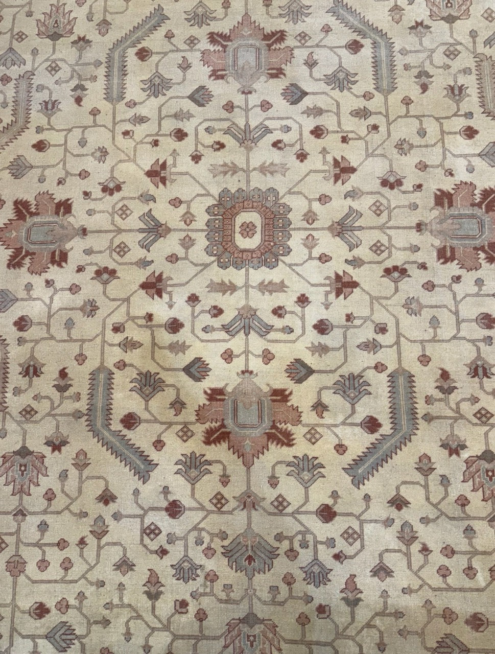 Vintage Turkish Oushak 24502