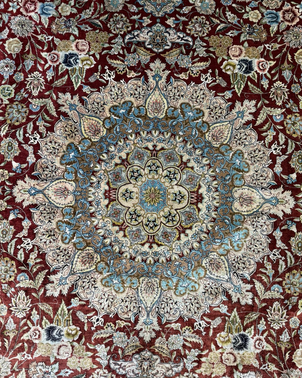 Fine SIlk Tabriz Rug 24483