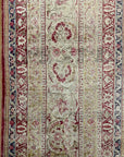Antique unique Kermanshah with the largest meditation design woven ca.1860 28328