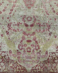 Antique unique Kermanshah with the largest meditation design woven ca.1860 28328
