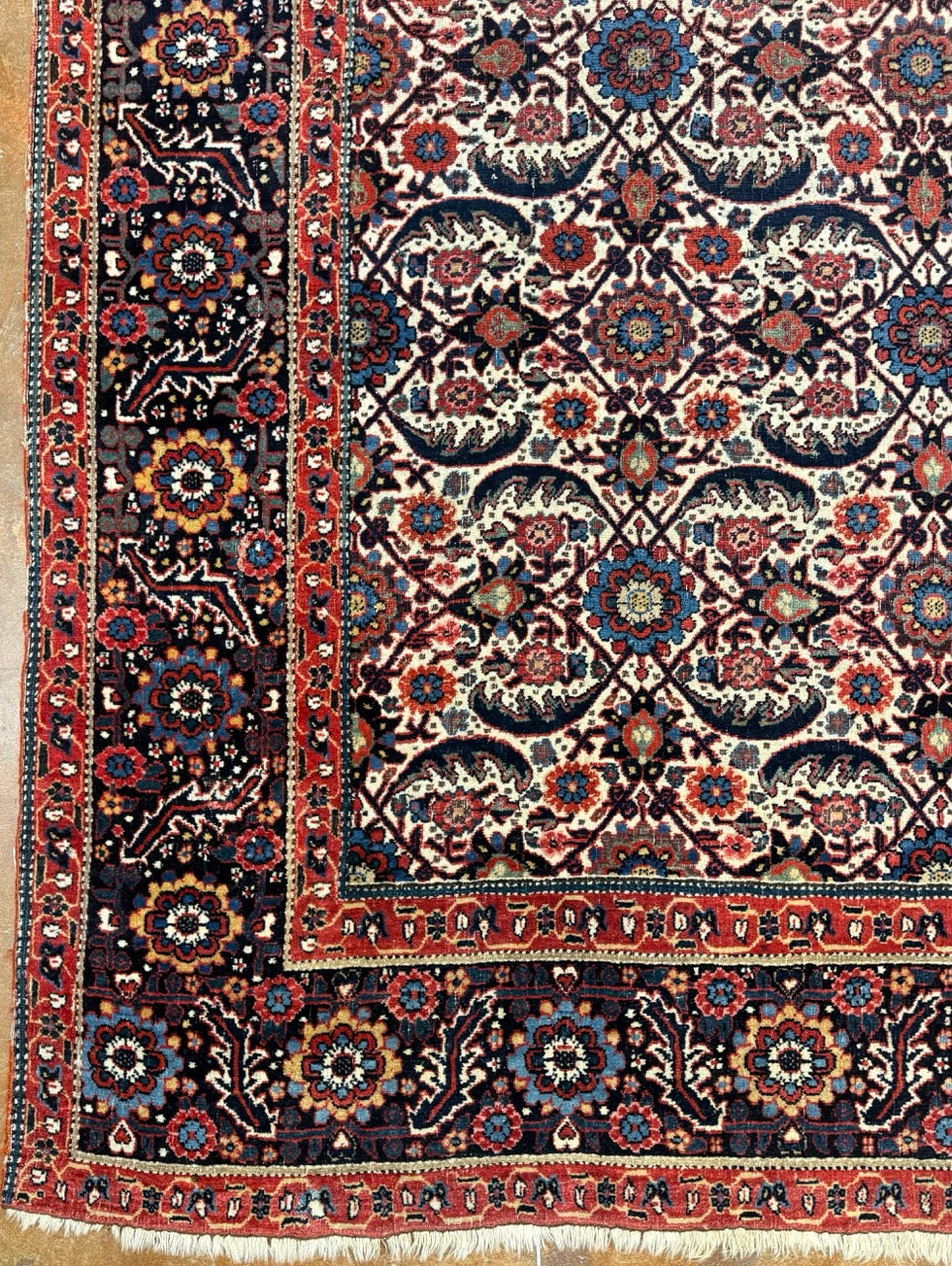 Rare Antique Josheghan Rug 37225