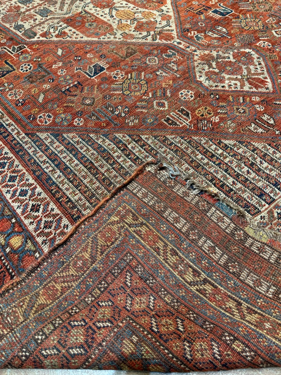 Antique Qashqai Rug 27793