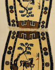 Antique Wool Peking Horse Cover. A piece of genuine antique woven carpet art sold by Santa Barbara Design Center, Rugs and More in Santa Barbara, California