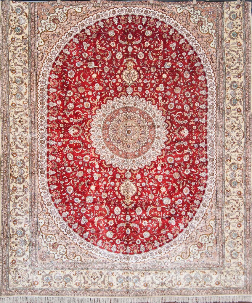 Finest Silk Tabriz Rug