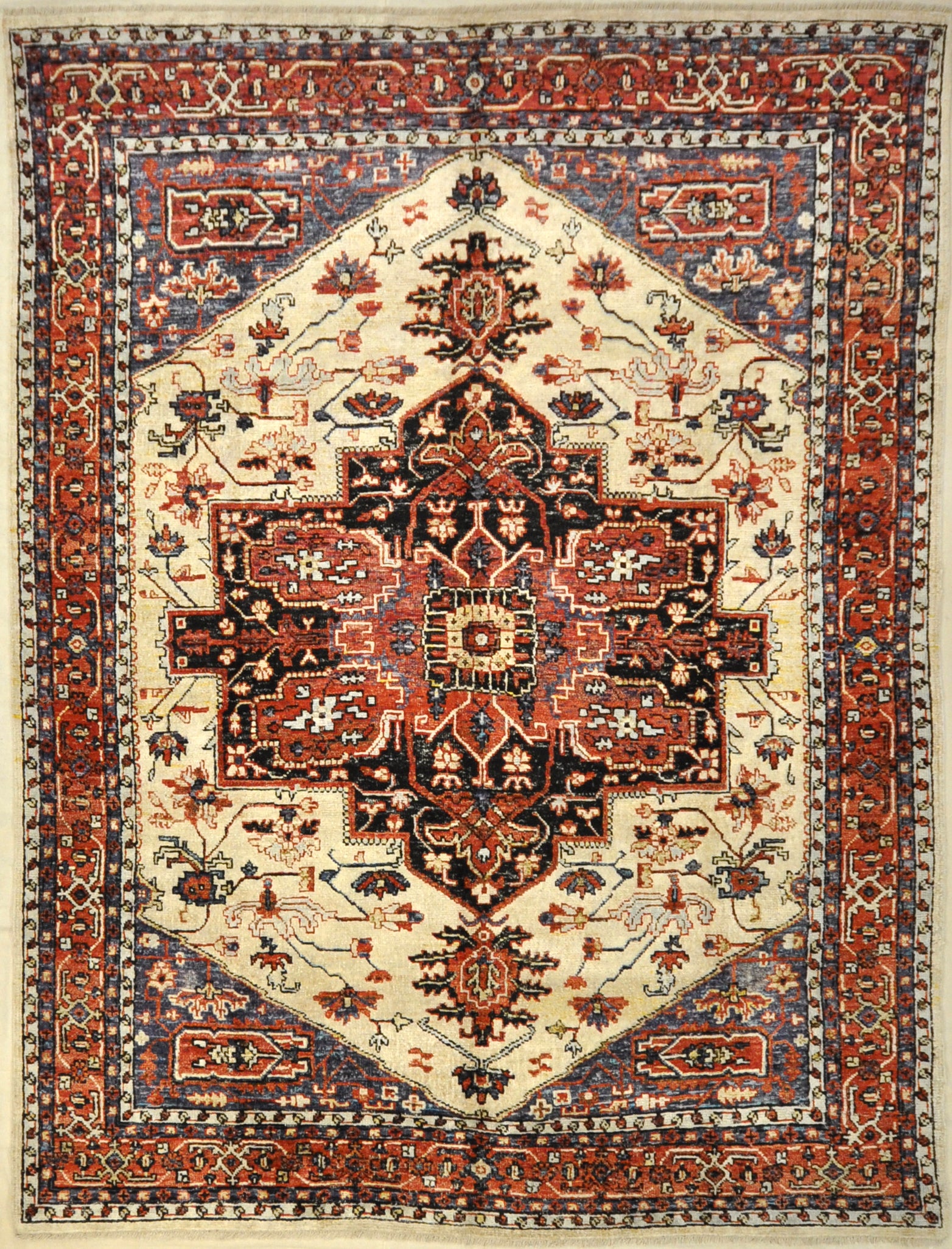 Saree Silk Indian Rug. A piece of genuine woven authentic carpet art sold by Santa Barbara Design Center and Rugs and More.