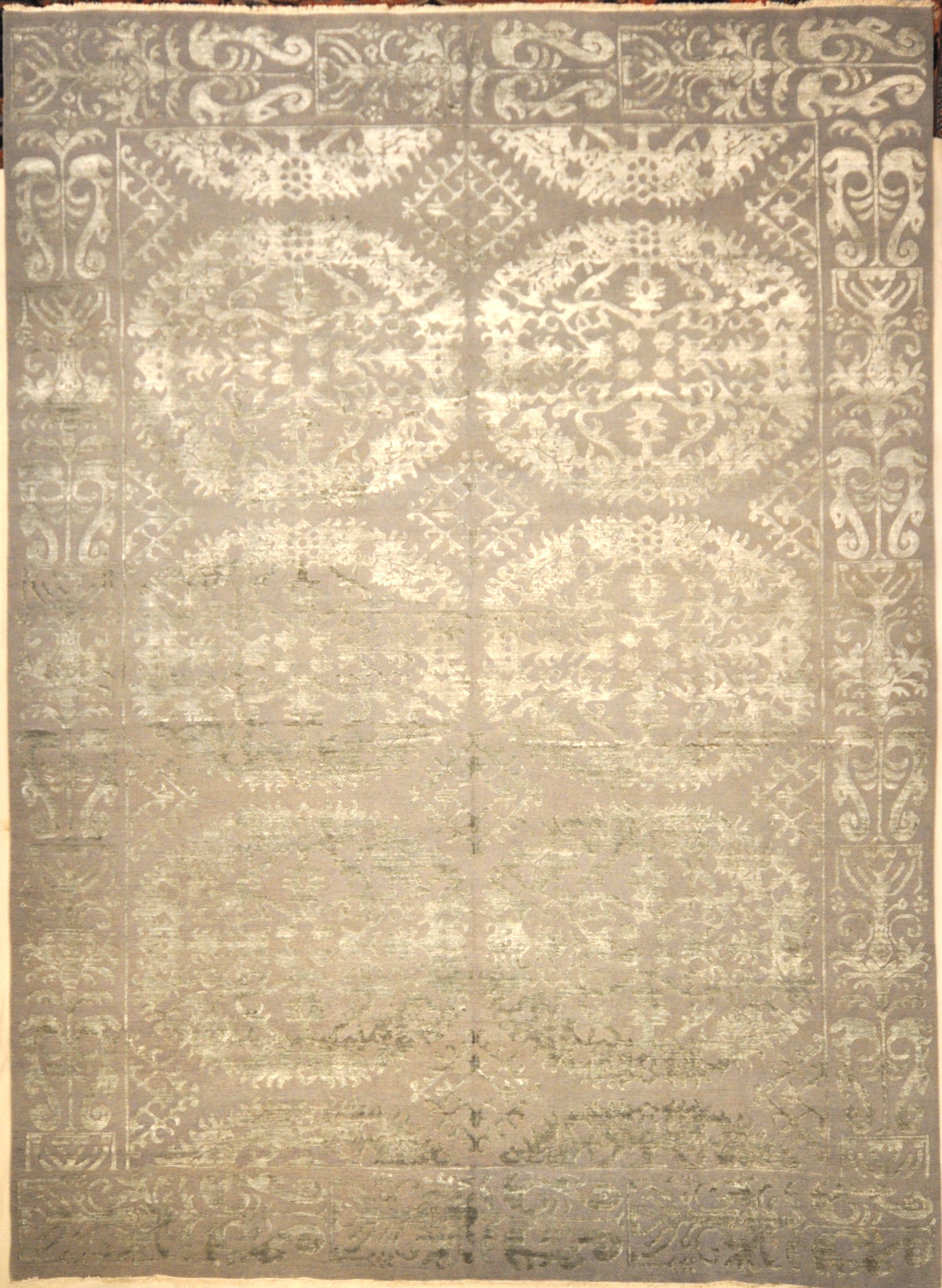 Montecito Oushak Rug 30294. A piece of genuine authentic woven art woven by Ziegler and Company and sold by Santa Barbara Design Center, Rugs and More.