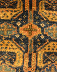 Antique Kurdish West Persian Bagface with Peacocks. A piece of genuine authentic antique woven carpet art sold by Santa Barbara Design Center Rugs and More