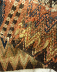 Uzbek Kelim Bag Face Saddle Bag. A piece of authentic genuine antique woven carpet art sold by Santa Barbara Design Center Rugs and More.