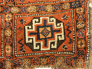 Antique Mogan Memling Gul Kurd Bag