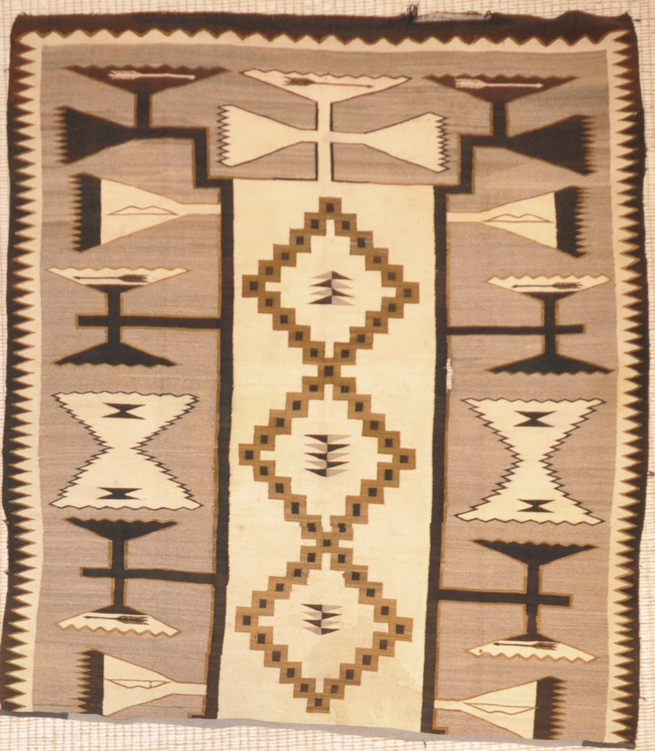 Rare Antique Navajo Rug – R&M