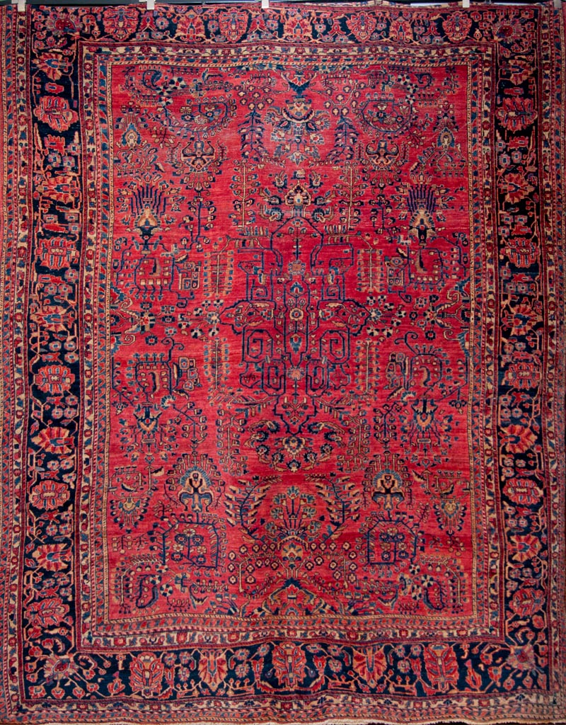 Antique Saruk Persian Rug