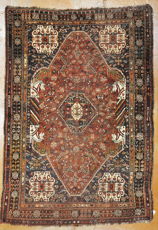 Antique Qashqai Shiraz Rug – Rugs & More