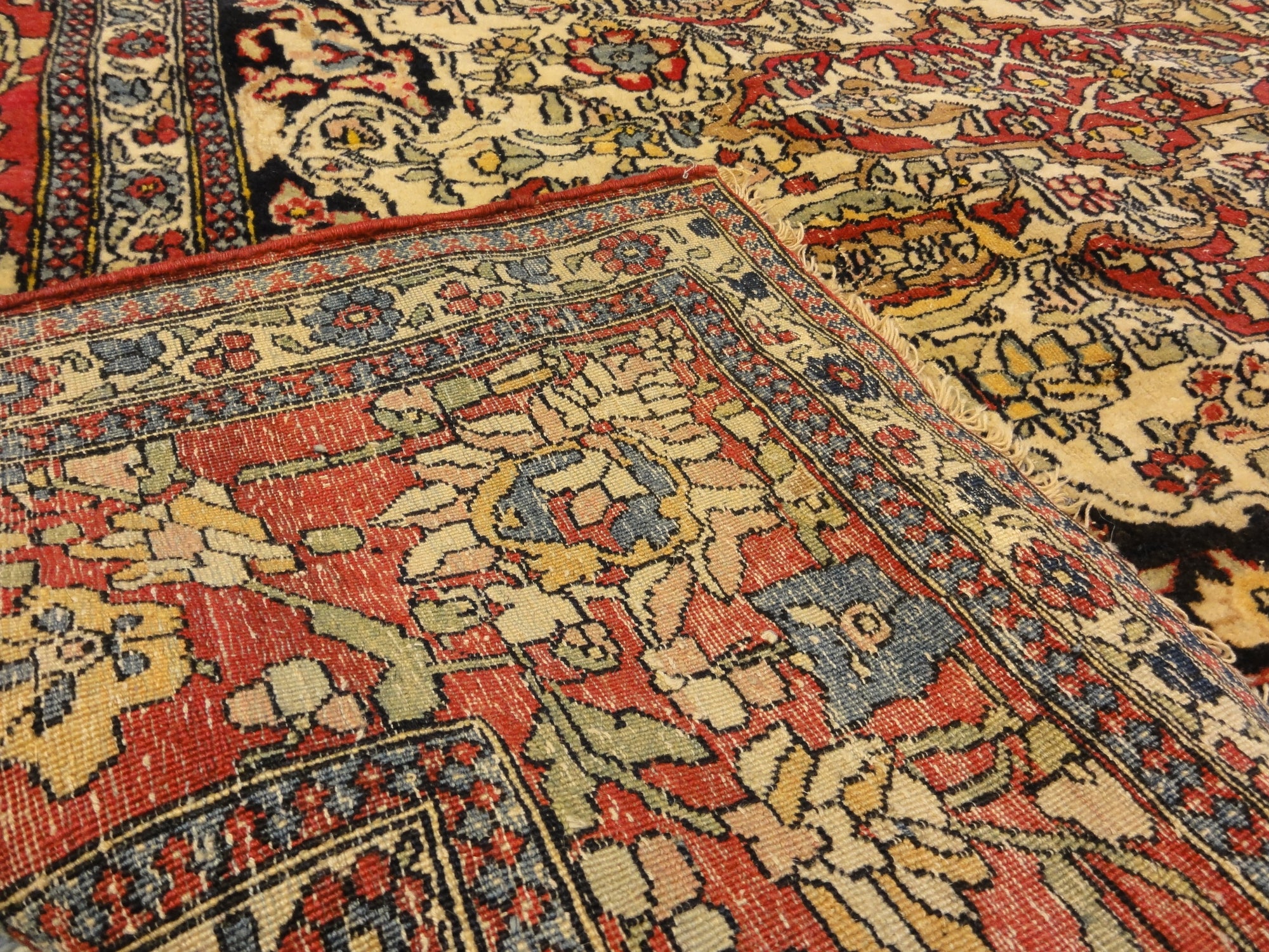36243 Antique Kerman Rug Circa 1890