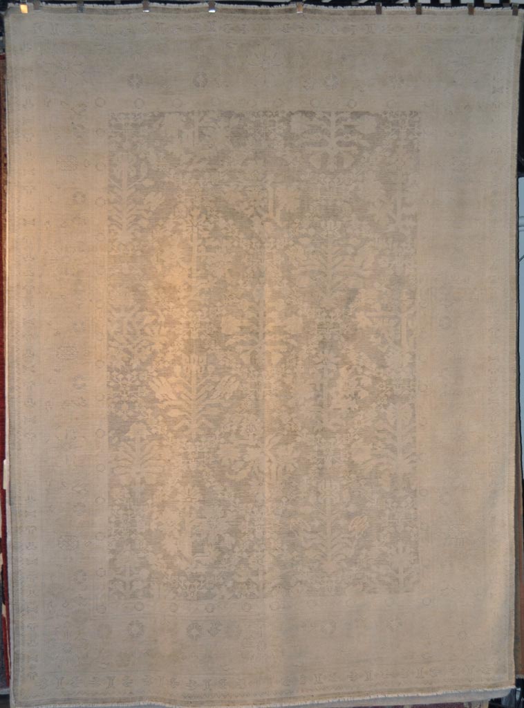 Antiqued Oushak Rug