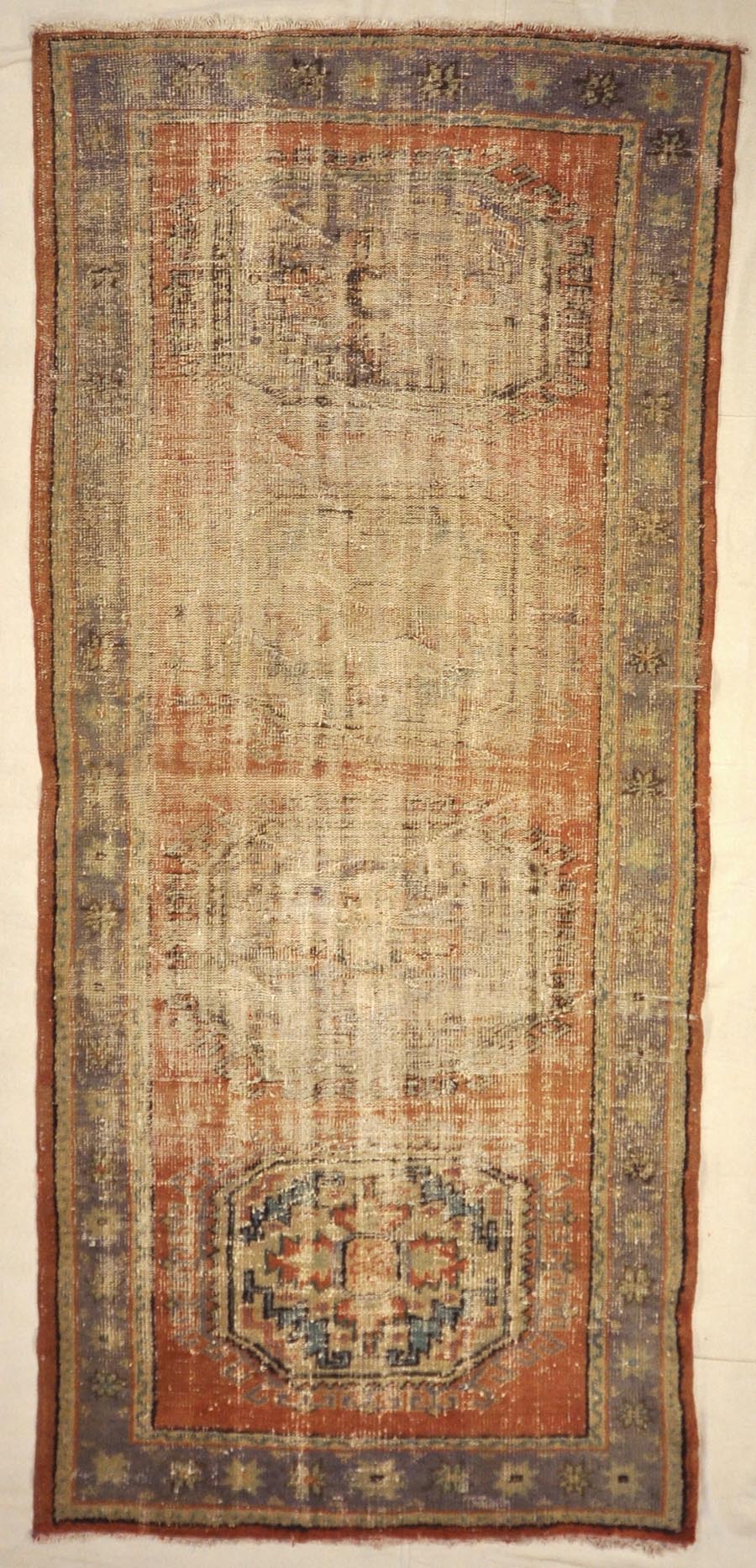 Antique Turkish Oushak Runner | Rugs and More | Santa Barbara Design 32795