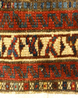 Antique Persian Jaf Kurd Rug Circa 1880. A piece of genuine authentic woven carpet art sold by Santa Barbara Design Center Rugs and More.