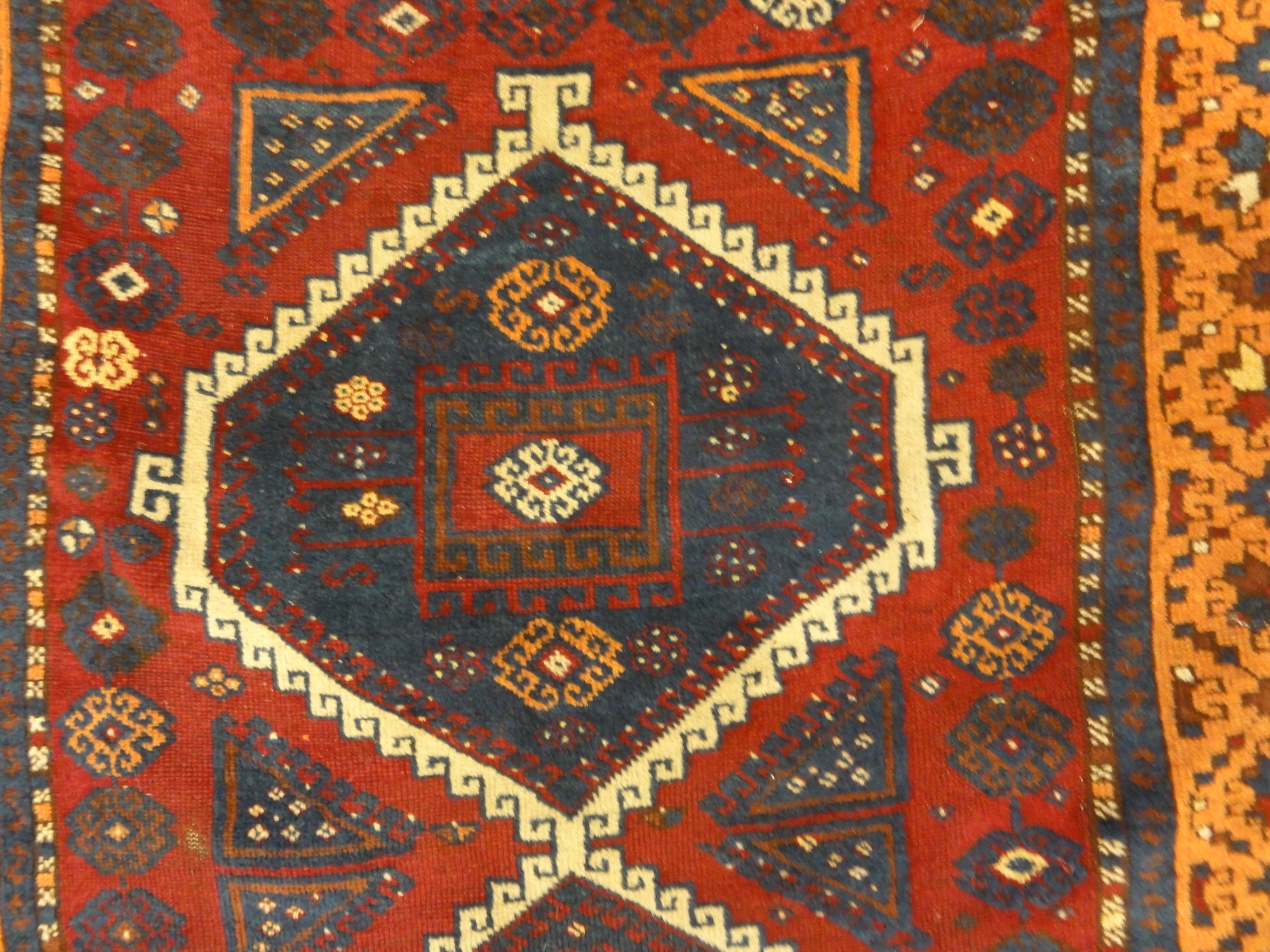 30064 Antique Colorful Turkish Rug