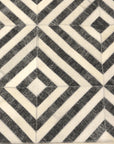 Modern Charcoal Ivory Rug Rugs and More | Santa Barbara Design Center 33002 .