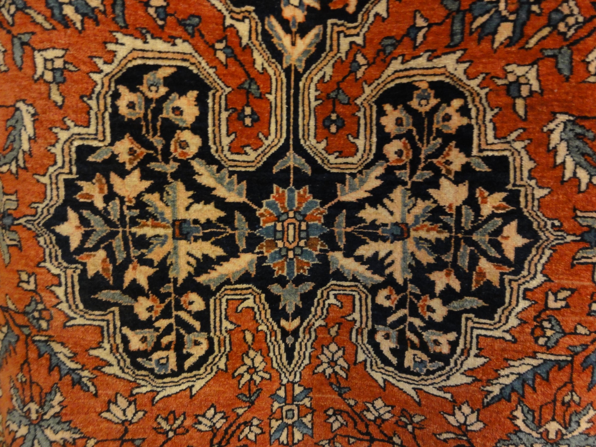 27465 Antique Farahan Sarouk Rug