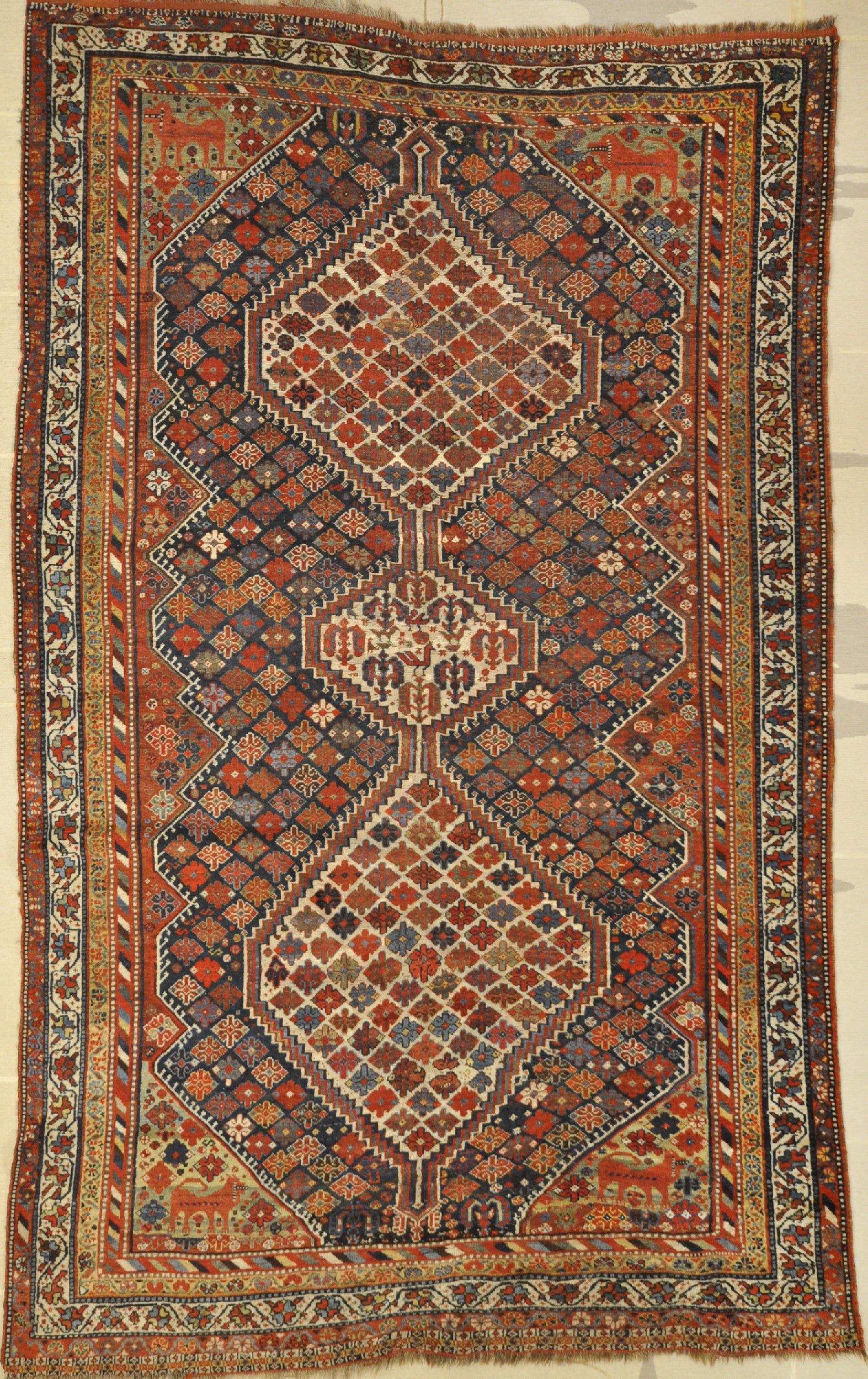 Antique qashqai Rug santa barbara design center