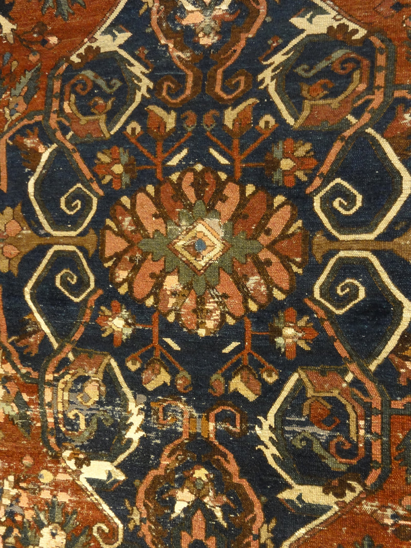 Rare Antique Bakhtiari Rug