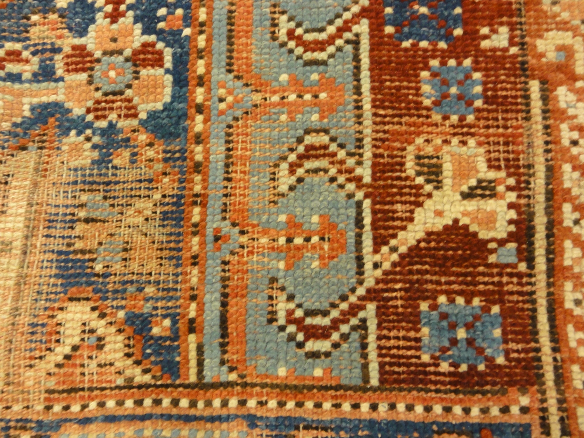 30498 Rare Antique Sampler Oushak from 17th Century Vagireh